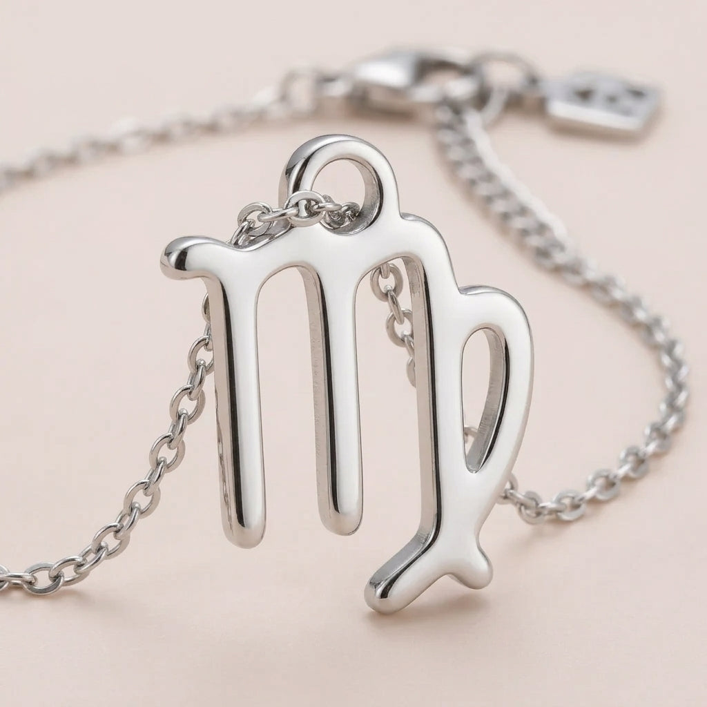 Virgo Zodiac Bracelet | Star Sign Charm, Gold & Silver
