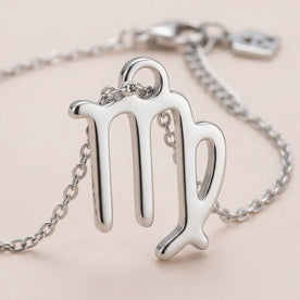 Virgo Zodiac Bracelet | Star Sign Charm, Gold & Silver