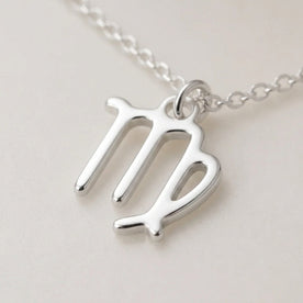 Virgo Zodiac Necklace | Star Sign Pendant, Gold & Silver