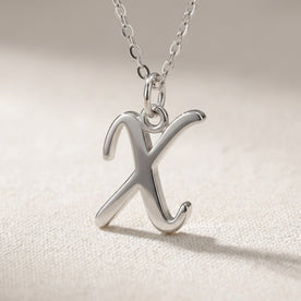 X Necklace | Initial & Letter X Pendant, Gold & Silver