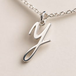Y Bracelet | Initial & Letter Y Charm, Gold & Silver