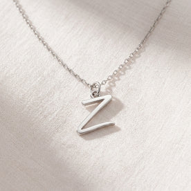 Z Necklace | Initial & Letter Z Pendant, Gold & Silver