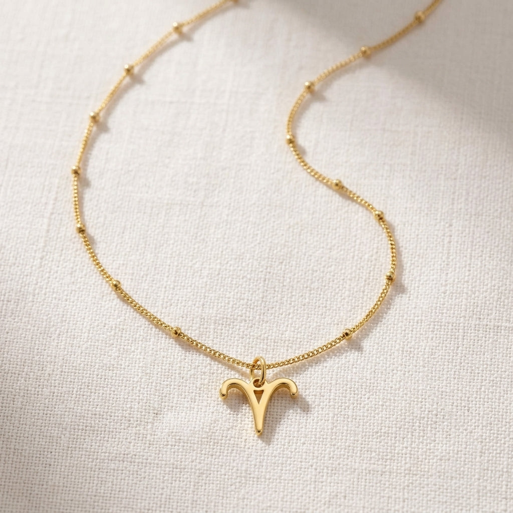 Zodiac Necklace | All 12 Star Signs | Gold, Silver & Platinum