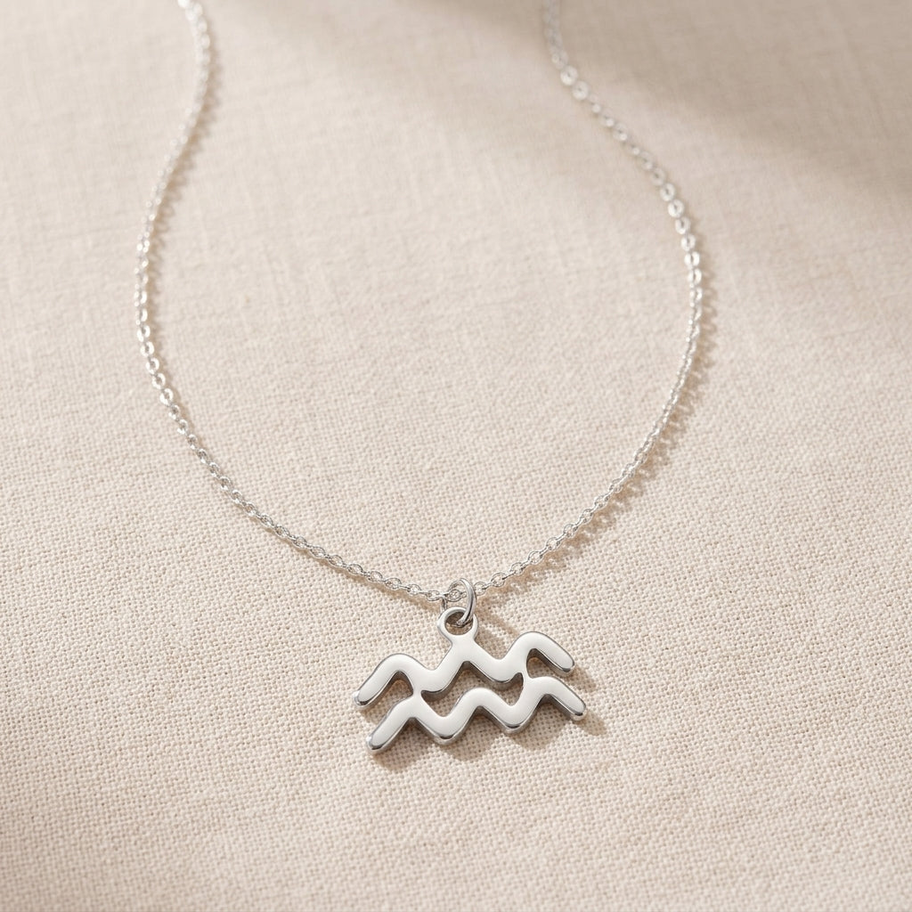 Zodiac Necklace | All 12 Star Signs | Gold, Silver & Platinum